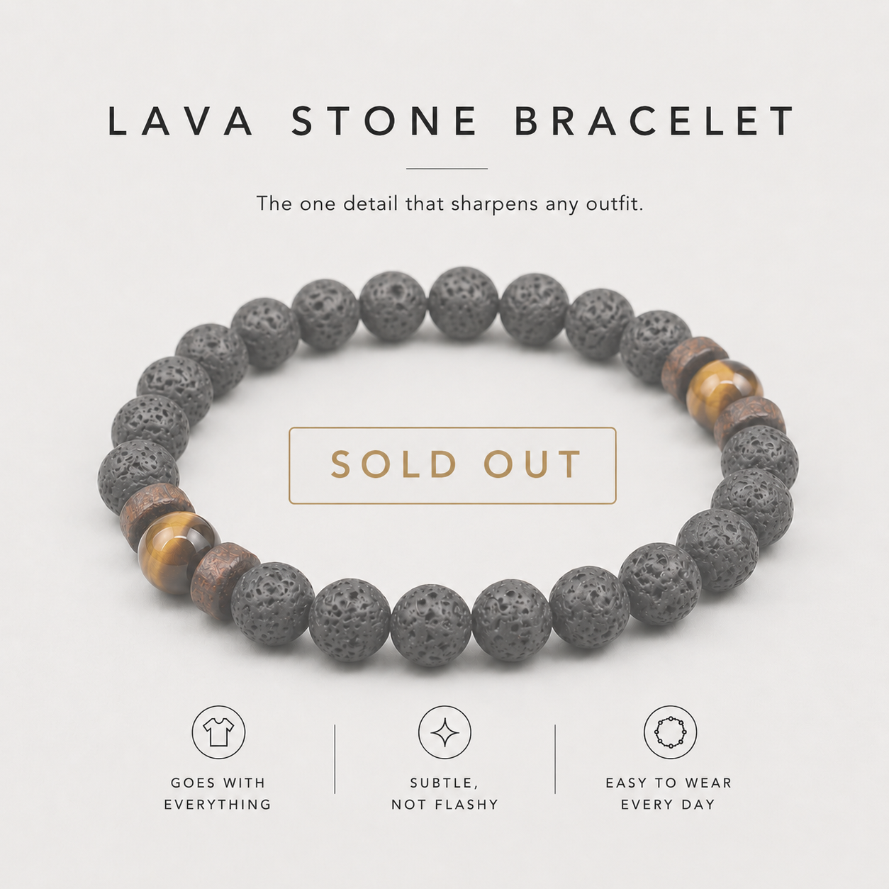 VANTA™ LAVA STONE BRACELET